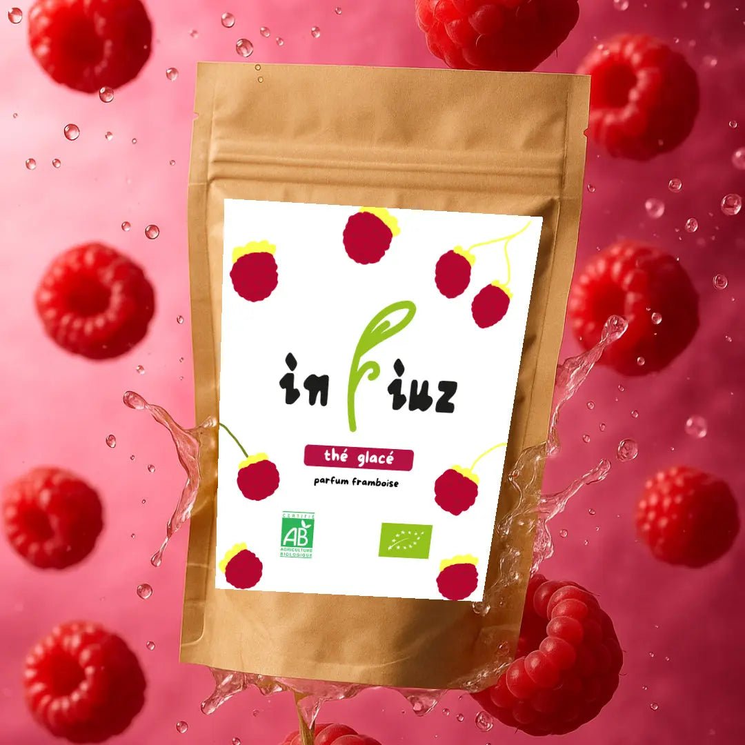 Thé glacé framboise - infiuzinfiuz