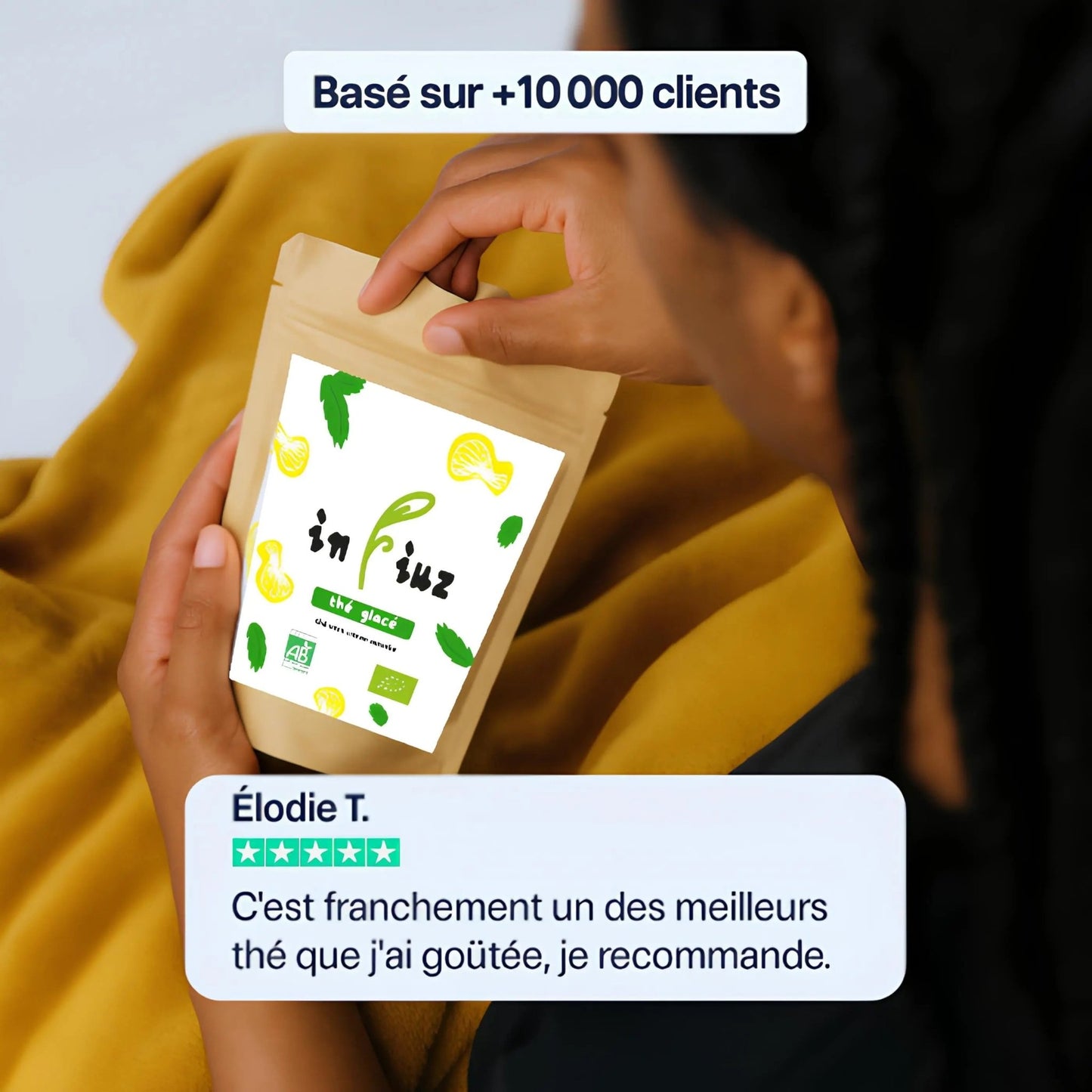 Thé glacé menthe citron - infiuzinfiuz