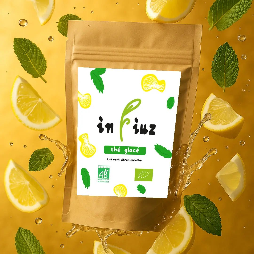 Thé glacé menthe citron - infiuzinfiuz