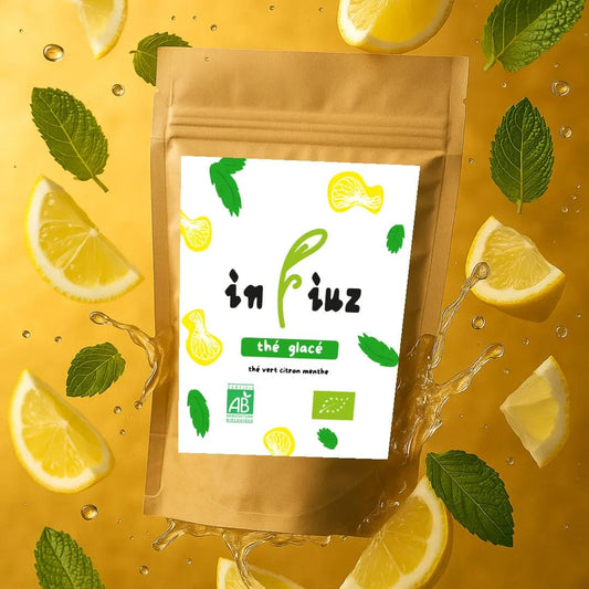 Thé glacé menthe citron - infiuzinfiuz